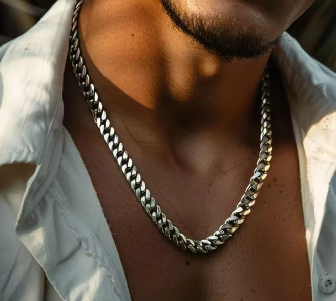 MEN'S LUXURY CUBAN LINK CHAIN — 50cm